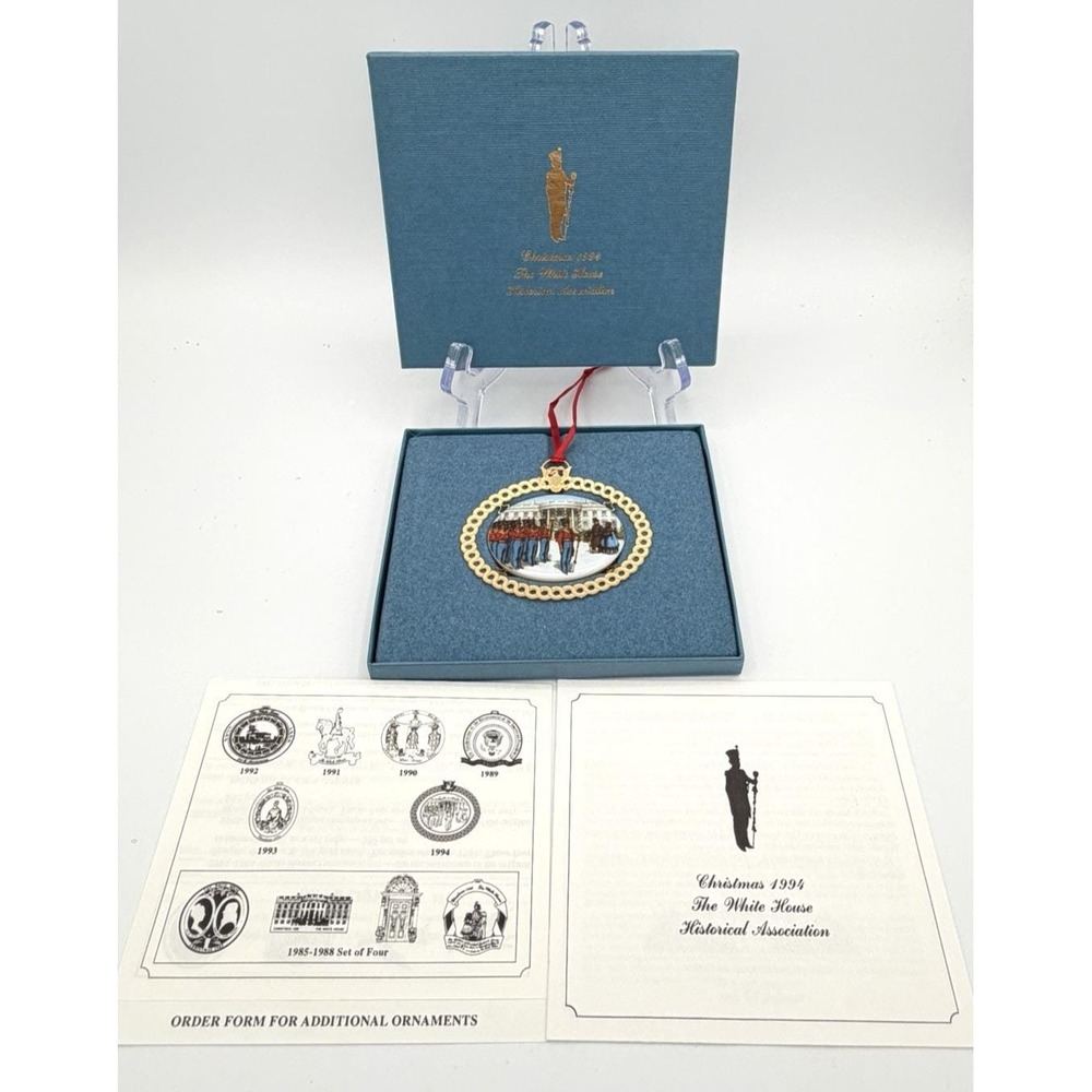 The White House Historical Association 1994 Christmas Ornament Official New